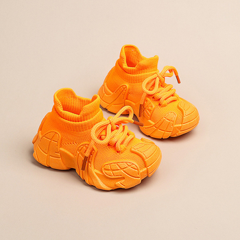 Παιδικά Flywoven αθλητικά παπούτσια από Little Yellow Duck – ανάπνευσιμη επάνω υφασμάτινη κατασκευή, ελαφρά, ανθεκτικά, αντιολισθητική σόλα, άνοιξη‑φθινόπωρο, unisex, ηλικίες 1–6 ετών