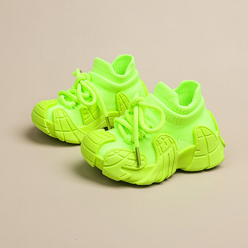 Παιδικά Flywoven αθλητικά παπούτσια από Little Yellow Duck – ανάπνευσιμη επάνω υφασμάτινη κατασκευή, ελαφρά, ανθεκτικά, αντιολισθητική σόλα, άνοιξη‑φθινόπωρο, unisex, ηλικίες 1–6 ετών