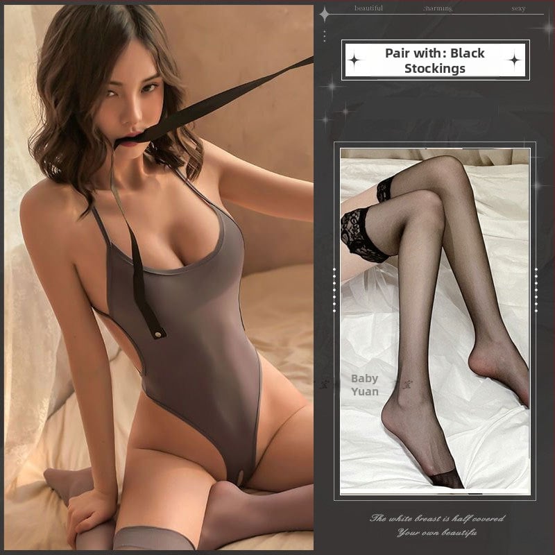 Moteriškas bodis su atvira intymia zona, poliesteris, 90–95% poliesterio, vaidmenų žaidimai: jūrininkas/ kiškiukas