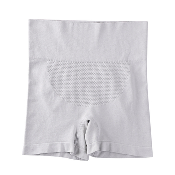 Be siūlių moterų boxer šortai su aukštu liemeniu, 3D honeycomb dizainas, nailono audinys, medvilninė įdaila kirkšnies srityje, klubo pakėlimas ir pilvo formavimas