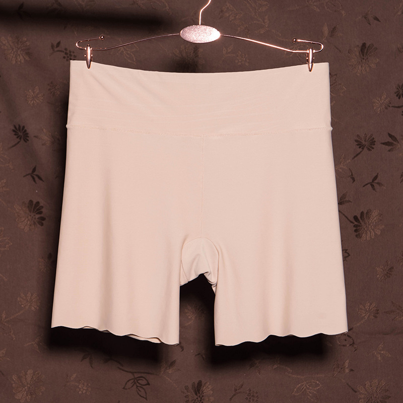 Moterų saugos kelnaitės su aukštu juosmeniu, Ice Silk audinys, 85% nailonas, Modal įdaila, 10 vnt pakuotė