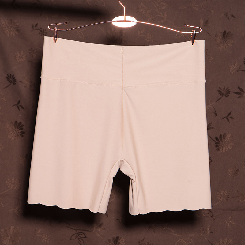 Moterų saugos kelnaitės su aukštu juosmeniu, Ice Silk audinys, 85% nailonas, Modal įdaila, 10 vnt pakuotė