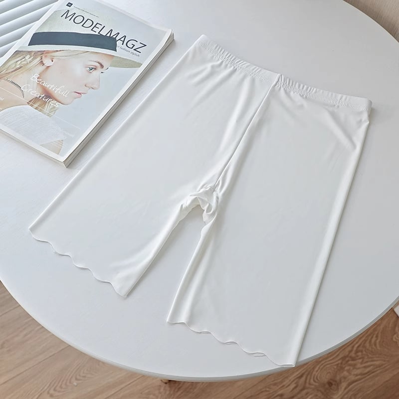 Penkių ilgių aptakus, orui laidžios poliesterio-spandekso kelnės