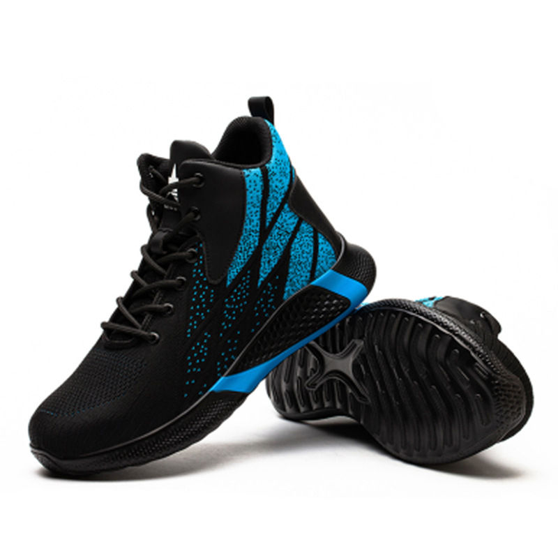 Saugios darbo batai su plieno pirštu, atsparūs smūgiams ir perforacijai, kvėpuojanti viršutinė medžiaga, žemas dizainas