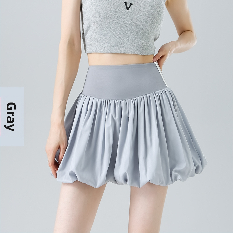 Φούστα με ψηλή μέση σε στυλ ανθοφόρων μπουτόν για γκολφ και τένις – ελαστικό ύφασμα, καλοκαιρινή χρήση, 2025