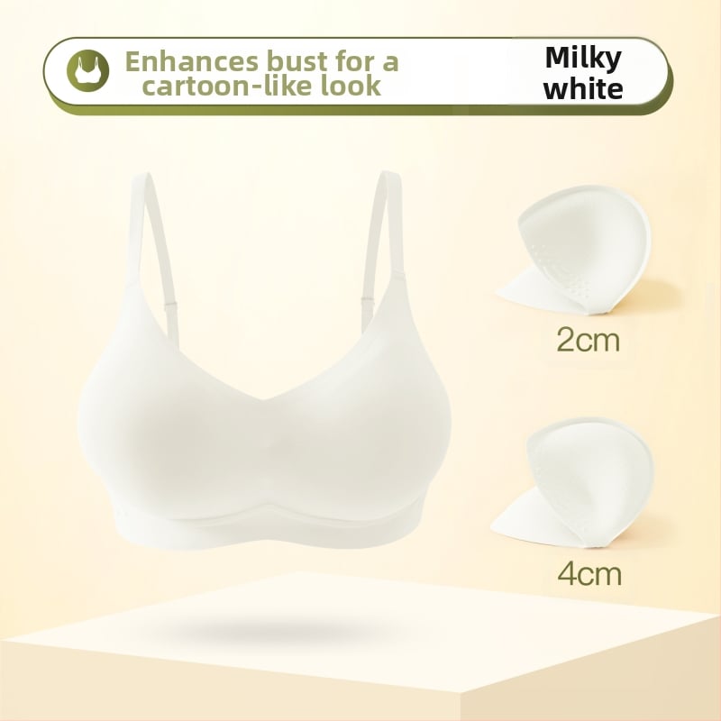 Bevielė Push-Up liemenėlė — audinys: nailonas; įdėklas: nailonas; plonos formos kaušės; fiksuoti dvigubi petnešėliai; nugaros užsegimas su keturiais kabliukais