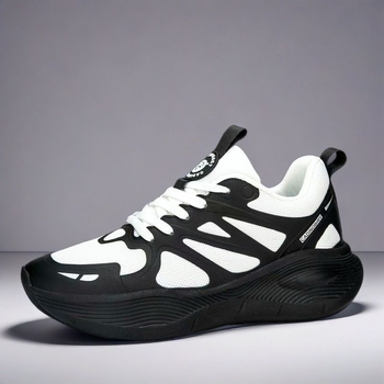 Αθλητικά παπούτσια τρεξίματος με άνω μέρος από δίχτυ, διαπνέοντα, ελαφρά, αντιολισθητική σόλα, με κορδόνια.