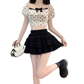 Βαμβακερή midi φούστα, μονόχρωμο σχέδιο, 50-70% βαμβάκι και <30% πολυεστέρας, καλοκαίρι 2025