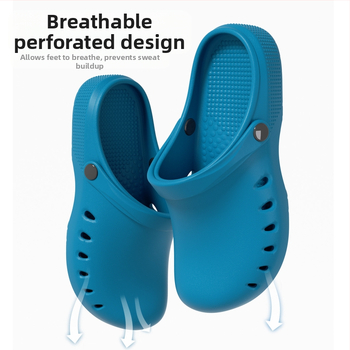 Vyriski EVA sandalai, kvėpuojantys, neslidūs, arkines piršto formos, platus kulnas 3,5 cm ir daugiau, vasaros laisvalaikiui