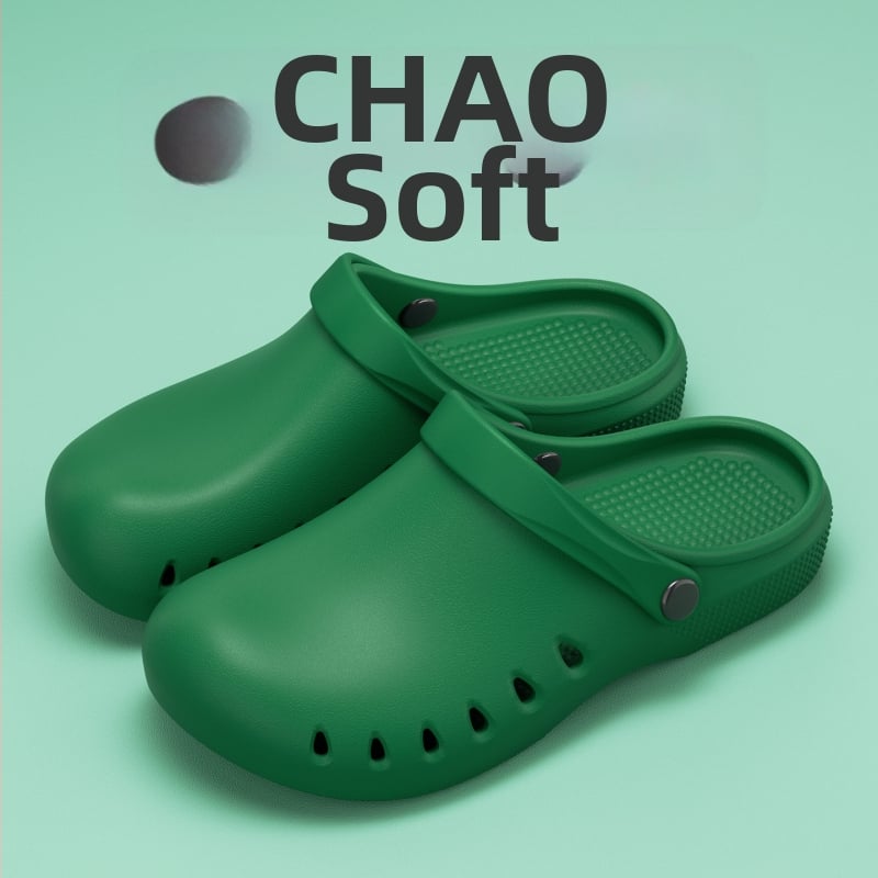 Vyriski EVA sandalai, kvėpuojantys, neslidūs, arkines piršto formos, platus kulnas 3,5 cm ir daugiau, vasaros laisvalaikiui