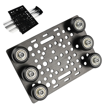 Dotbit V-slot pulley kit 3D spausdintuvui – metalinis, linijinė V-slot sistema, universali V-groove platformos suderinamumas