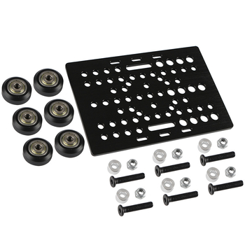 Dotbit V-slot pulley kit 3D spausdintuvui – metalinis, linijinė V-slot sistema, universali V-groove platformos suderinamumas