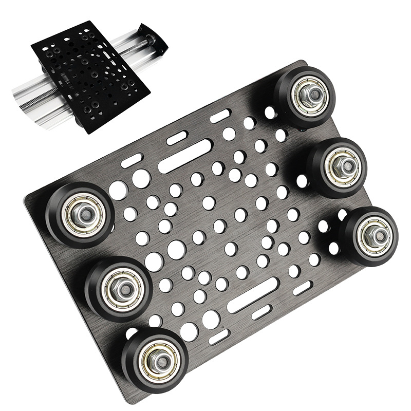 Dotbit V-slot pulley kit 3D spausdintuvui – metalinis, linijinė V-slot sistema, universali V-groove platformos suderinamumas