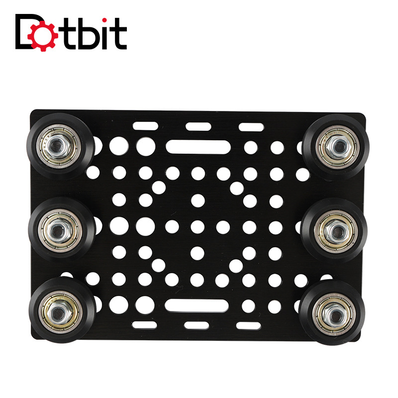Dotbit V-slot pulley kit 3D spausdintuvui – metalinis, linijinė V-slot sistema, universali V-groove platformos suderinamumas