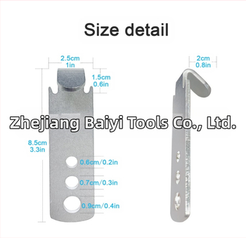 BY-90 ατσάλινος στριφτήρας για φράχτη από καλώδιο με σφιγκτήρα Τ-στήλης – εργαλείο τάσης καλωδίων για κήπο και δάσος, 50 g