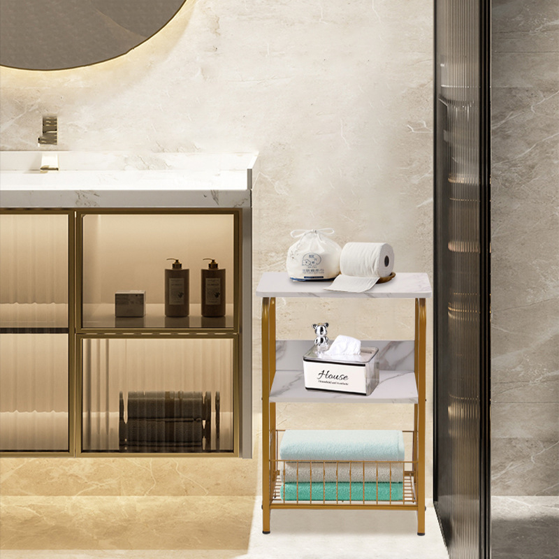 Li Yao 55 πλευρικό τραπεζάκι με μεταλλικό σκελετό, MDF Melamine επικάλυψη, φινίρισμα με βαφή ψησίματος, τετράγωνο σχήμα, με χώρο αποθήκευσης