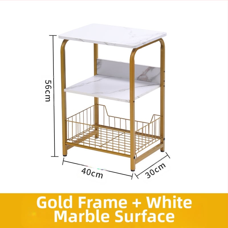 Li Yao 55 πλευρικό τραπεζάκι με μεταλλικό σκελετό, MDF Melamine επικάλυψη, φινίρισμα με βαφή ψησίματος, τετράγωνο σχήμα, με χώρο αποθήκευσης