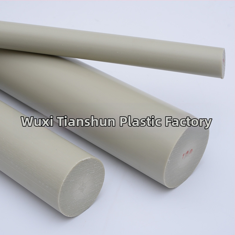 PP пластмасова пръчка с кръгло сечение за обработка на лагери, зъбни колела и тръбни фитинги