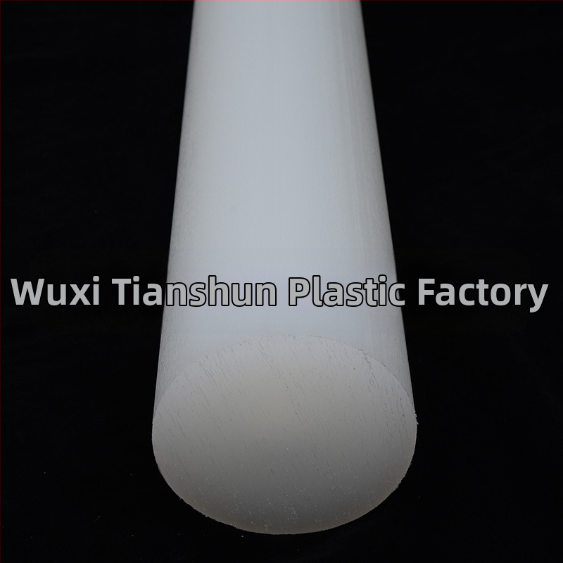 PP пластмасова пръчка с кръгло сечение за обработка на лагери, зъбни колела и тръбни фитинги