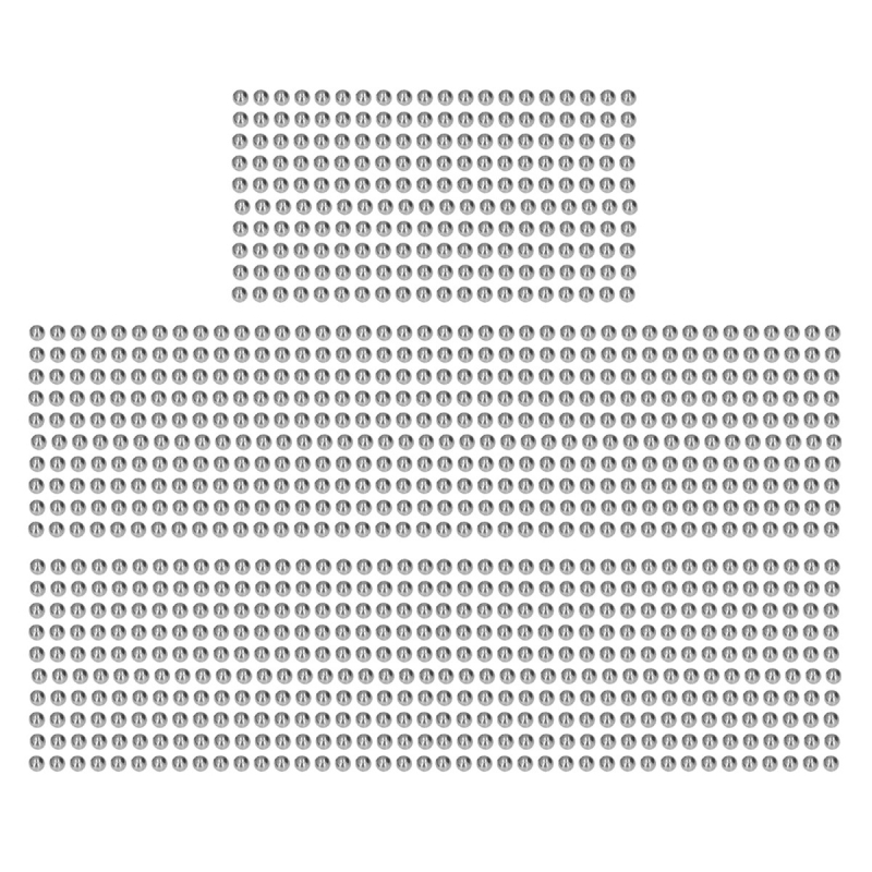 Полирани стоманени топчета за катапулт, 1000 бр.