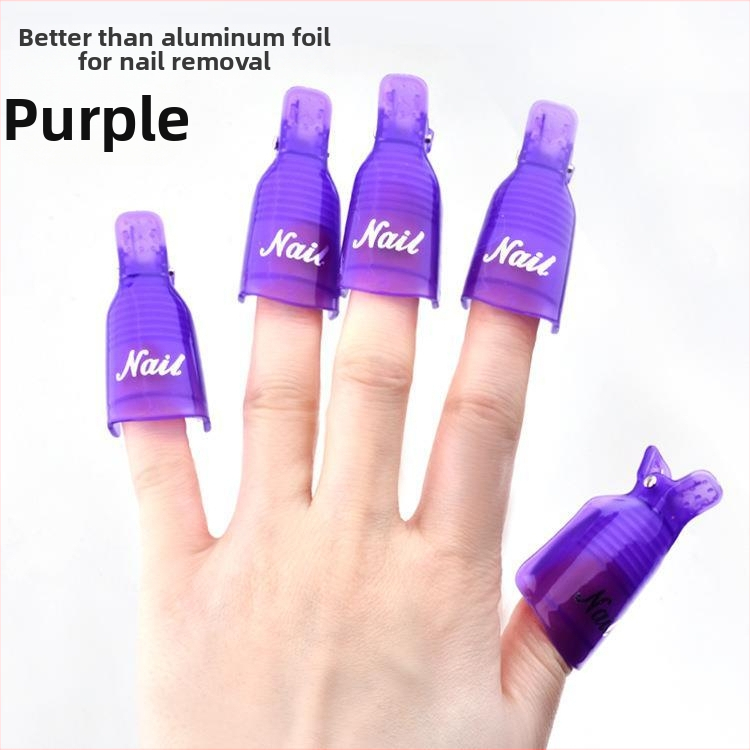 Комплект за премахване на нокти: клипс за премахване, модел Armor-removal sleeve, 72 g нетно съдържание, 10 опаковки