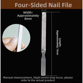 Τετράπλευρη λίμα νυχιών – Αναβαθμισμένη έκδοση, Διπλού Προτύπου