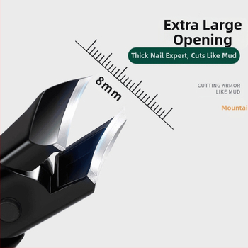 Νυχοκόπτης – μεγάλο άνοιγμα, κεκλιμένο στόμιο, ανοξείδωτο ατσάλι, οικιακή χρήση, φορητός