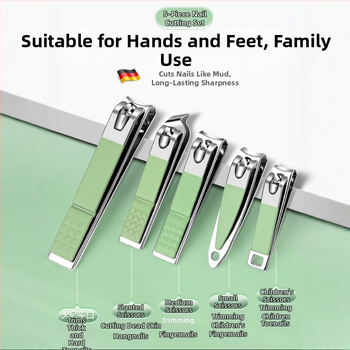 Σετ εργαλείων περιποίησης νυχιών με θήκη φερμουάρ, 35 τεμάχια, ανοξείδωτο ατσάλι, τσιμπιδάκια αυλακώσεων νυχιών, πολύλειτουργικά τσιμπιδάκια