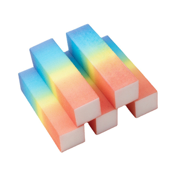 Nagų failų rinkinys – 10 kubelių iš plastikinės kempinės, grubus šlifavimo paviršius, daugiakryptis dizainas (Prekės ženklas: Cute Armor; Medžiaga: plastikas, kempinė)