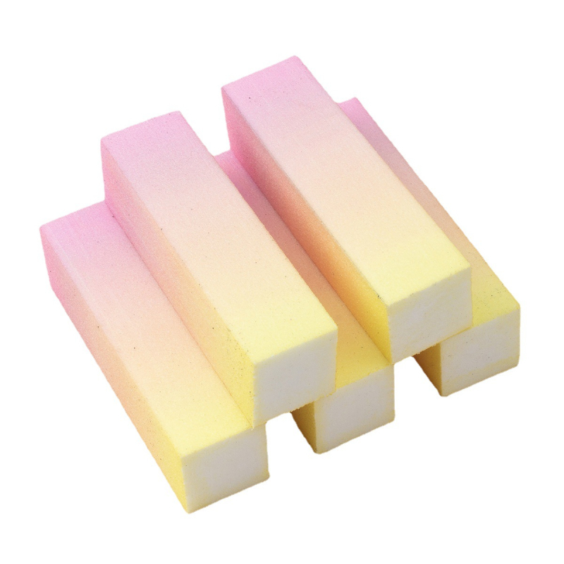 Nagų failų rinkinys – 10 kubelių iš plastikinės kempinės, grubus šlifavimo paviršius, daugiakryptis dizainas (Prekės ženklas: Cute Armor; Medžiaga: plastikas, kempinė)