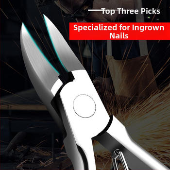 Kliešte na nechty z nehrdzavejúcej ocele, prenášateľné pedikúrne nástroje s drážkou na necht a viacúčelové pinzety