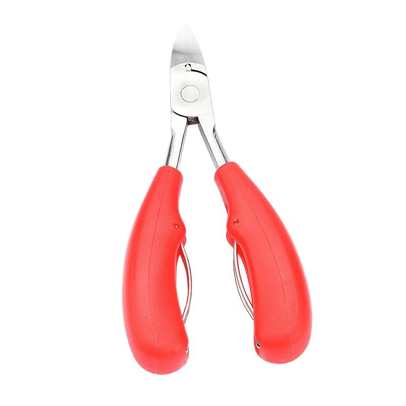 Kliešte na nechty z nehrdzavejúcej ocele, prenášateľné pedikúrne nástroje s drážkou na necht a viacúčelové pinzety