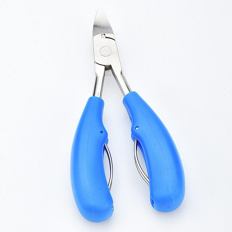 Kliešte na nechty z nehrdzavejúcej ocele, prenášateľné pedikúrne nástroje s drážkou na necht a viacúčelové pinzety