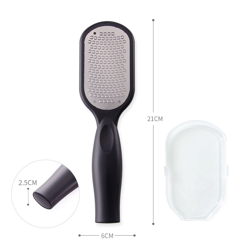 Εργαλείο περιποίησης ποδιών από ανοξείδωτο ατσάλι και ABS, κυκλικός λίθος άλεσης, συσκευασία 25 τεμάχια, ιδιωτική ετικέτα διαθέσιμη