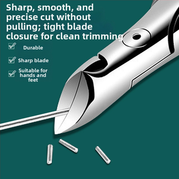 Σετ εργαλείων νυχιών: κοπτών νυχιών με πλάκα αυλάκωσης και εργαλείο για βυθισμένο νύχι, ανοξείδωτο ατσάλι, φορητό για οικιακή χρήση