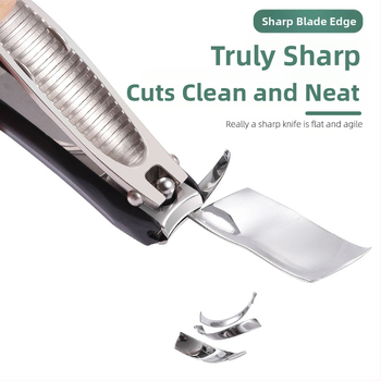 Νυχοκόπτης σε σχήμα τζιτζίκι, με μεγάλο επίπεδο στόμιο, αντι-σπλάτζ σχεδίαση, από ανοξείδωτο ατσάλι, οικιακή χρήση