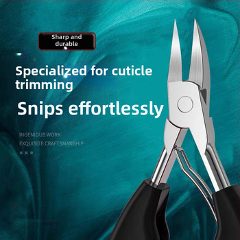 Klešta za nokte s plastičnim držalom i nehrđajućim čeljustima, kućna upotreba, podrijetlo Guangdong, domaća marka, nije uvezeno