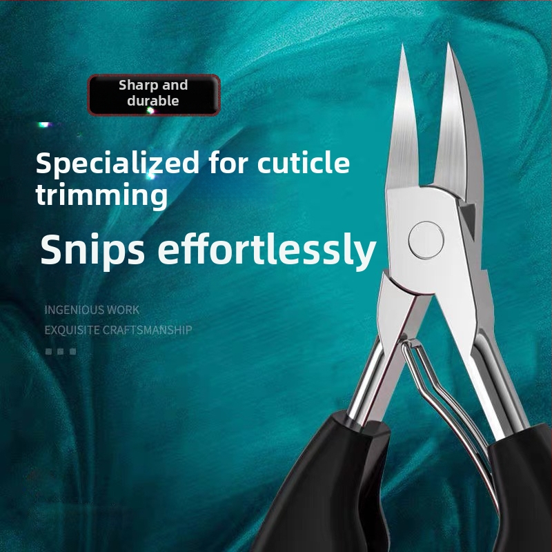 Klešta za nokte s plastičnim držalom i nehrđajućim čeljustima, kućna upotreba, podrijetlo Guangdong, domaća marka, nije uvezeno