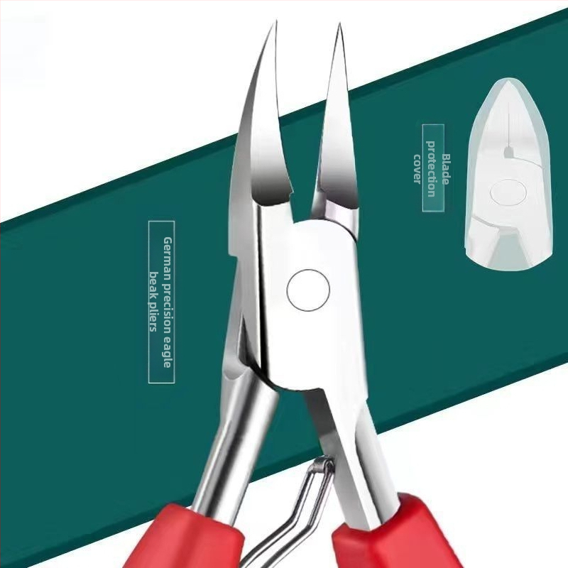 Klešta za nokte s plastičnim držalom i nehrđajućim čeljustima, kućna upotreba, podrijetlo Guangdong, domaća marka, nije uvezeno