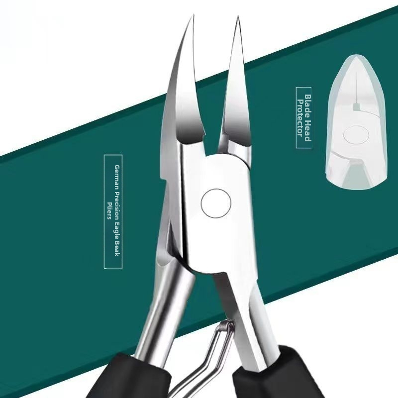 Klešta za nokte s plastičnim držalom i nehrđajućim čeljustima, kućna upotreba, podrijetlo Guangdong, domaća marka, nije uvezeno