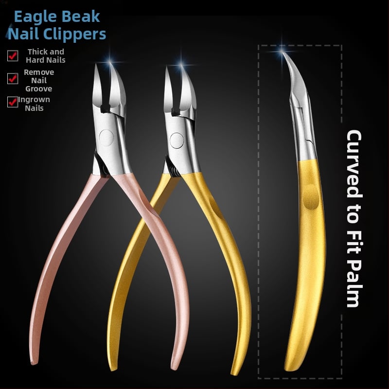 Klešta za udubljenje nokta - nehrđajući čelik, pedikerski alat, opće korištenje, 600 kom