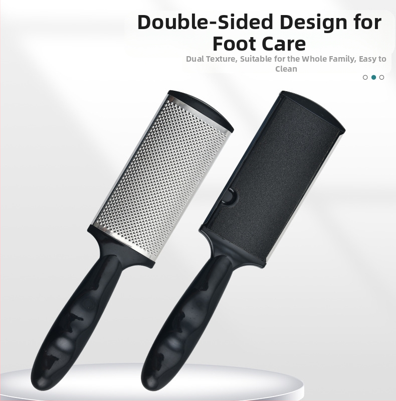 Baifei педикюр файл от неръждаема стомана и пластмаса за премахване на мъртва кожа, овална форма за крак, тегло 95 g, опаковка 300 бр, възможност за частен етикет