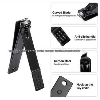 Yaoling Σετ εργαλείων νυχιών - φορητό, πολυλειτουργικό, με επίπεδη και κεκλιμένη άκρη, υλικά: ανθρακούχος χάλυβας, πλαστικό και ανοξείδωτος χάλυβας