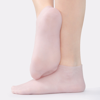 SEBS чорапи — ексфолиращи и хидратиращи грижи за кожата на краката, спа грижа за стъпалата, защита на подметката, къси чорапи, SEBS материал 90–95%