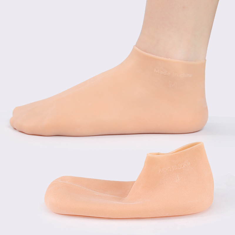 SEBS чорапи — ексфолиращи и хидратиращи грижи за кожата на краката, спа грижа за стъпалата, защита на подметката, къси чорапи, SEBS материал 90–95%