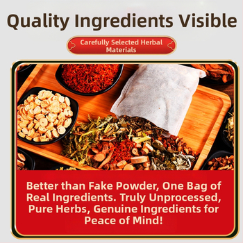 12-βότανα φόρμουλα με Angelica, Safflower, Ginger, Mugwort, Wormwood – σακουλάκια μπάνιου ποδιών, 30g × 30 σακουλάκια