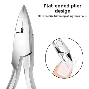 Κλιπ για νύχια Baisibang – Ανοξείδωτο εργαλείο περιποίησης ποδιών, επίπεδο στόμιο, λαβίδες για αυλάκι νυχιού, καθολική χρήση