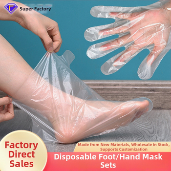 Vienkartinis PE kaukės dangtelis rankai ir kojai odos priežiūrai