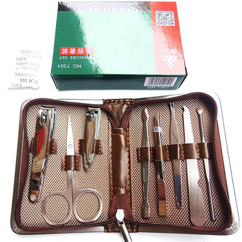 Σετ εργαλείων κοπής νυχιών – 8 τεμάχια, από ανοξείδωτο ατσάλι, περιποίηση ποδιών