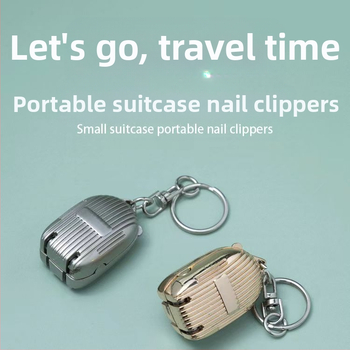 Sulankstomas nagų kirpiklis su purslų apsauga, iš nerūdijančio plieno, tinkamas 6+ metų amžiaus